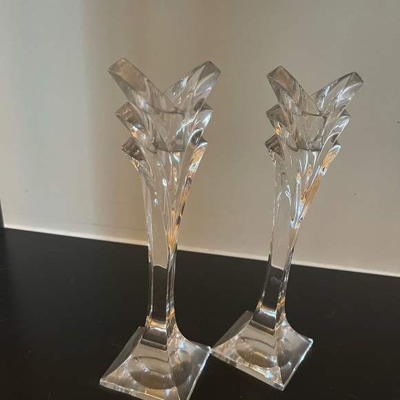 Vintage Crystal candle holders - Picture 2 of 5